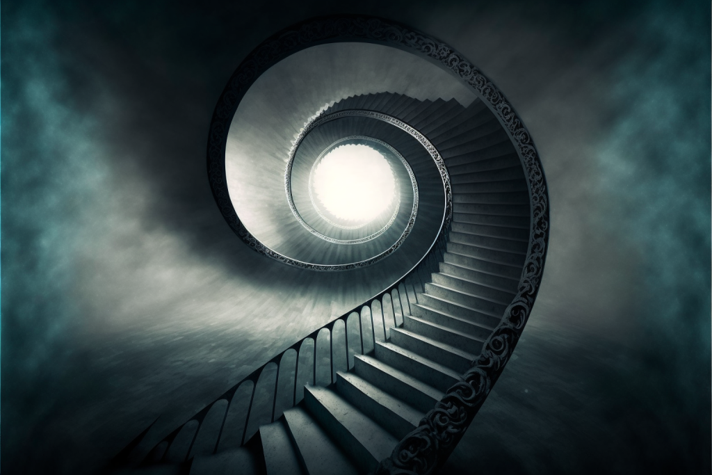 Infinite spiral staircase